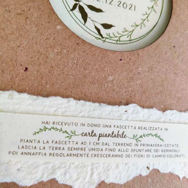 menù carta piantabile nozze ecologiche ecofattoart